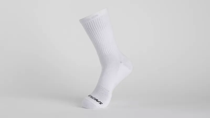 Specialized Cotton Tall Socks - White-1