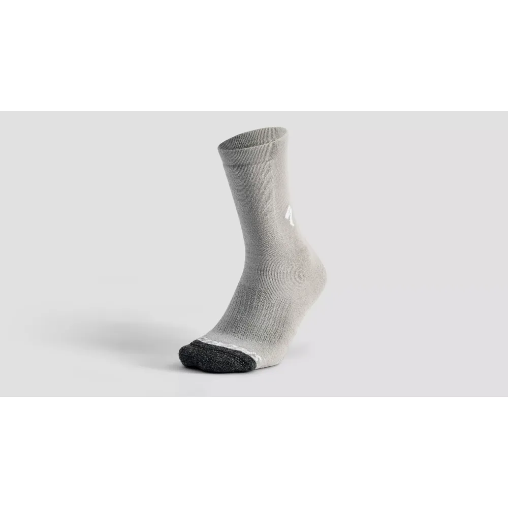 uPRISE Bikes Specialized Merino Deep Winter Tall Socks - Heather Grey | Price match, 365 day returns, 18-Month Warranty, Finance Available & Free UK Delivery