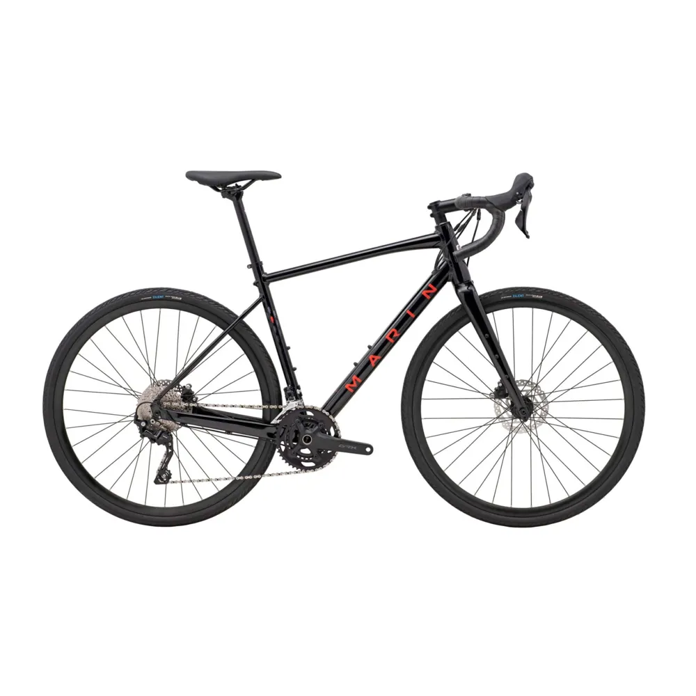 uPRISE Bikes Marin Gestalt 2 2025 Endurance Road Bike - Black/Red | Price match, 365 day return s, 18-Month Warranty, Finance Available & Free UK Delivery