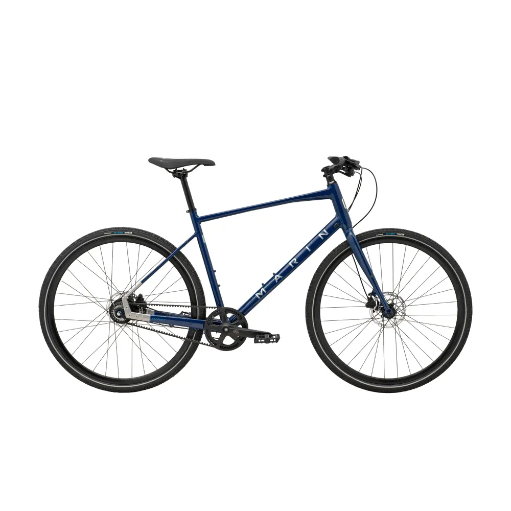 uPRISE Bikes Marin Presidio 3 2026 Hybrid Bike - Blue | Price match, 365 day returns, 18-Month Warranty, Finance Available & Free UK Delivery