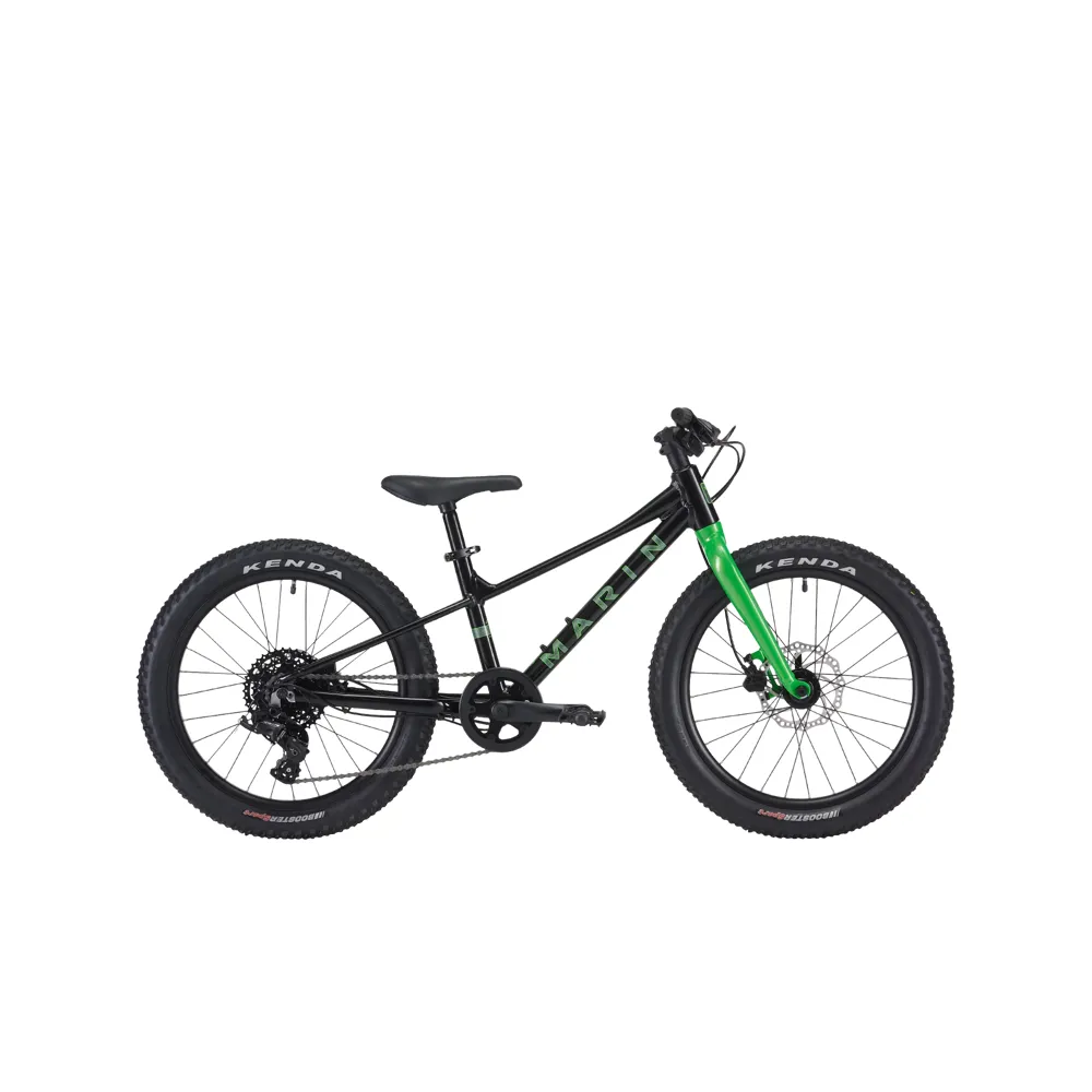uPRISE Bikes Marin Bear Valley 20w 2026 Kids Bike - Black/Green | Price match, 365 day returns, 18-Month Warranty, Finance Available & Free UK Delivery