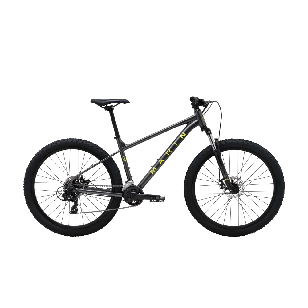 uPRISE Bikes Marin Bolinas Ridge 1 27.5/29er 2026 Hardtail MTB - Charcoal/Yellow | Price match, 365 day return s, 18-Month Warranty, Finance Available & Free UK Delivery