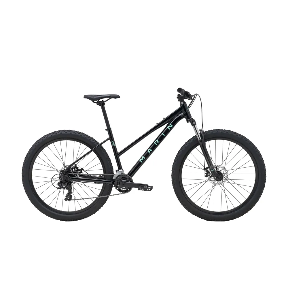 uPRISE Bikes Marin Bolinas Ridge 1 ST 27.5 inch 2026 Hardtail MTB - Black/Teal | Price match, 365 day return s, 18-Month Warranty, Finance Available & Free UK Delivery