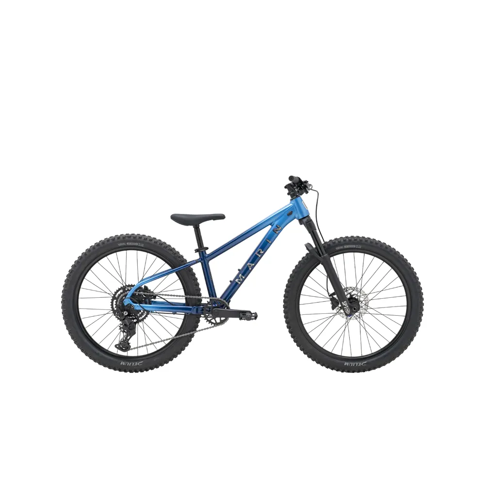 uPRISE Bikes Marin San Quentin Jr 24w 2026 Kids Mountain Bike - Blue fade | Price match, 365 day returns, 18-Month Warranty, Finance Available & Free UK Delivery