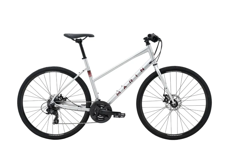 Marin Fairfax 1 ST 2026 Women's Hybrid Bike - Silver/Red