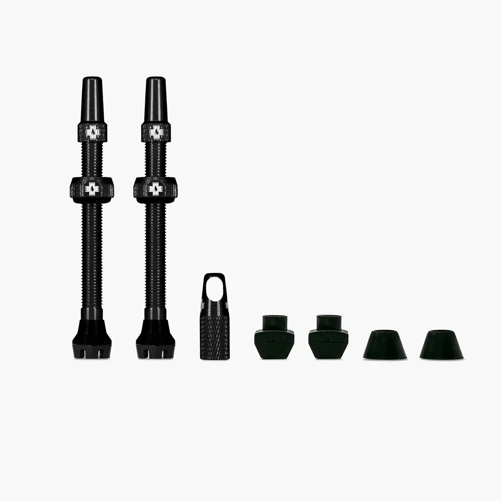 uPRISE Bikes Muc-Off Tubeless Valves V2 - 44mm - Black | Price match, 365 day returns, 18-Month Warranty, Finance Available & Free UK Delivery