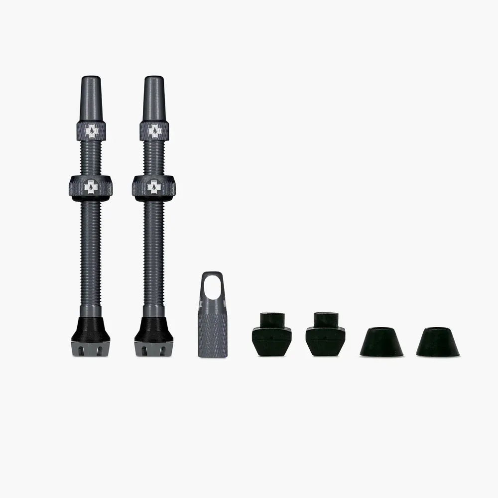 uPRISE Bikes Muc-Off Tubeless Valves V2 - 44mm - Grey | Price match, 365 day returns, 18-Month Warranty, Finance Available & Free UK Delivery