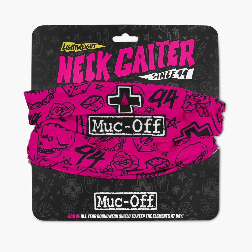 uPRISE Bikes Muc-Off Lightweight Neck Gaiter - Punk Pink | Price match, 365 day returns, 18-Month Warranty, Finance Available & Free UK Delivery