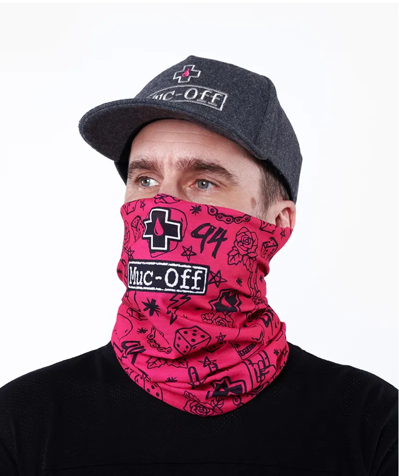 Muc-Off Lightweight Neck Gaiter - Punk Pink-1