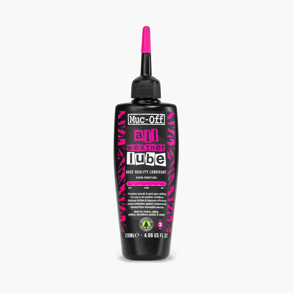 uPRISE Bikes Muc-Off All Weather Lube 120ml | Price match, 365 day return s, 18-Month Warranty, Finance Available & Free UK Delivery