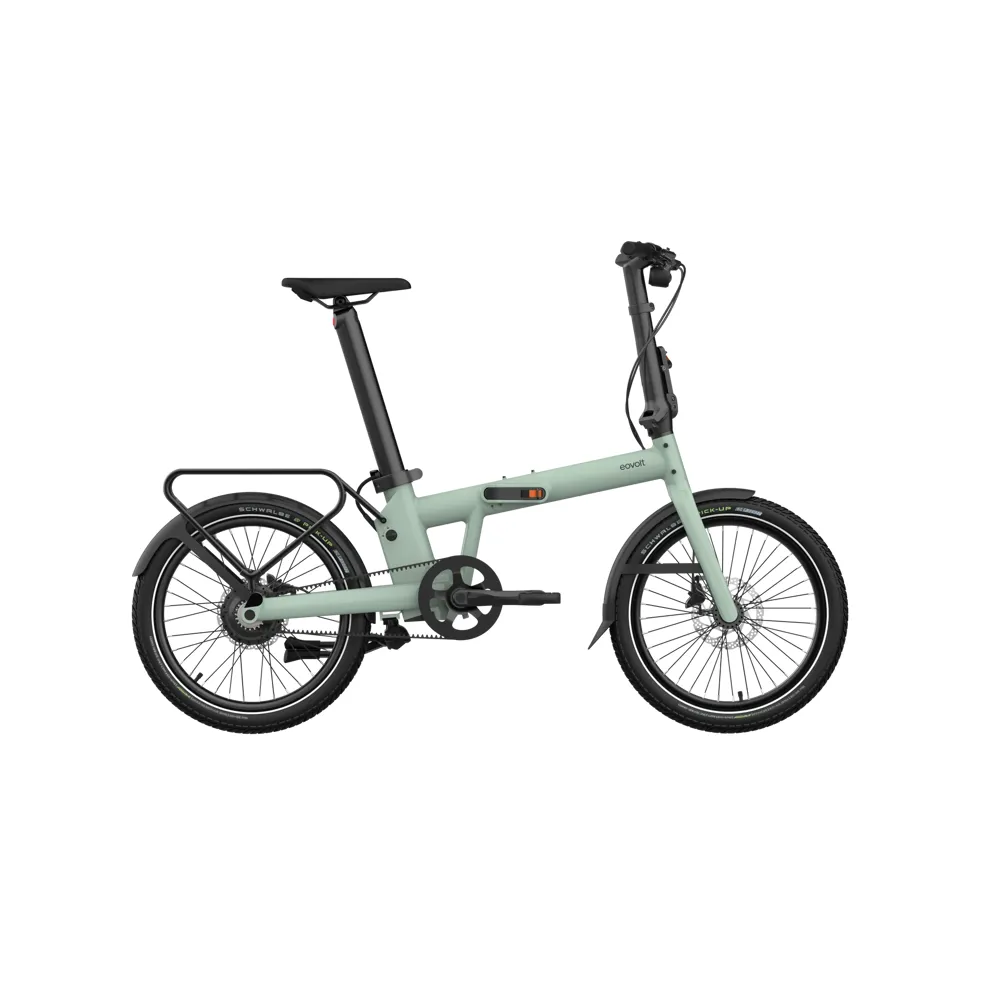 uPRISE Bikes Eovolt Afternoon Pro 20w 2024 Folding E-Bike - Smoked Green | Price match, 365 day return s, 18-Month Warranty, Finance Available & Free UK Delivery