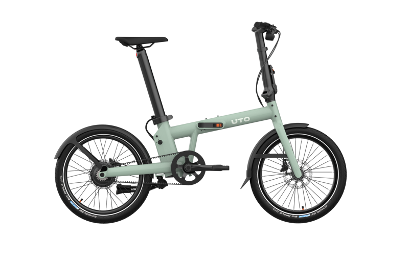 UTO Afternoon Pro 20 2026 Electric Folding Bike - Smoked Green