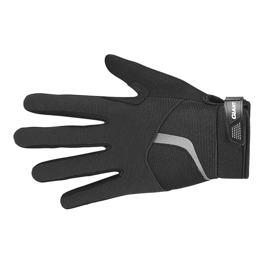 uPRISE Bikes Giant Rival Long Finger Gloves - Black | Price match, 365 day return s, 18-Month Warranty, Finance Available & Free UK Delivery