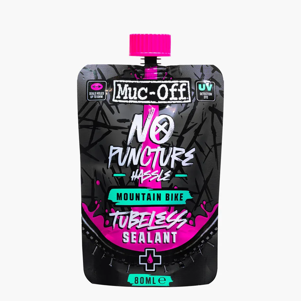 uPRISE Bikes Muc-Off No Puncture Hassle MTB Tubeless Sealant - 80ml | Price match, 365 day returns, 18-Month Warranty, Finance Available & Free UK Delivery