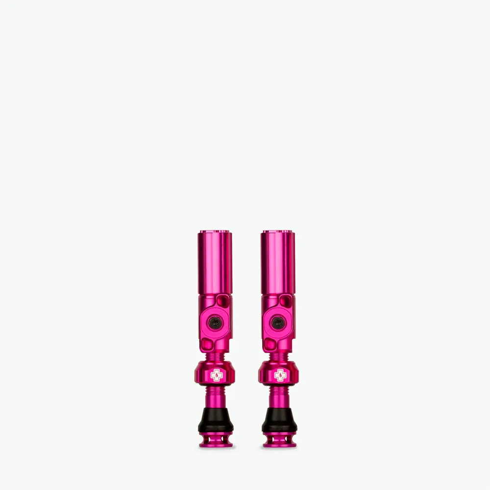uPRISE Bikes Muc-Off Big Bore Hybrid Tubeless Valves - Small 30mm - Pink | Price match, 365 day returns, 18-Month Warranty, Finance Available & Free UK Delivery