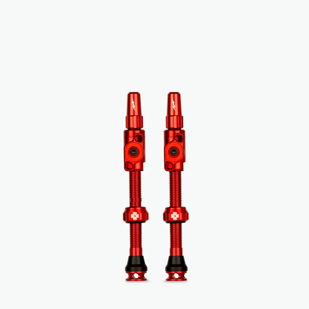 uPRISE Bikes Muc-Off Big Bore Lite Lite Tubeless Valves - Large 45mm - Red | Price match, 365 day returns, 18-Month Warranty, Finance Available & Free UK Delivery