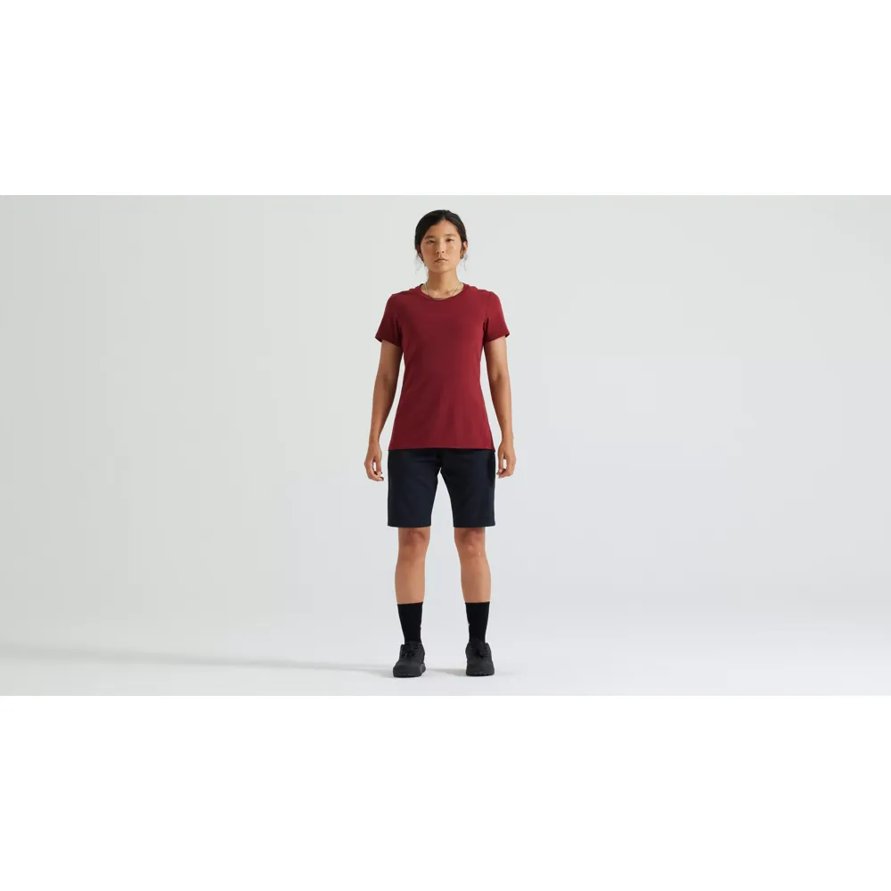 uPRISE Bikes Specialized Trail Women's Short Sleeve Jersey - Garnet Red | Price match, 365 day return s, 18-Month Warranty, Finance Available & Free UK Delivery
