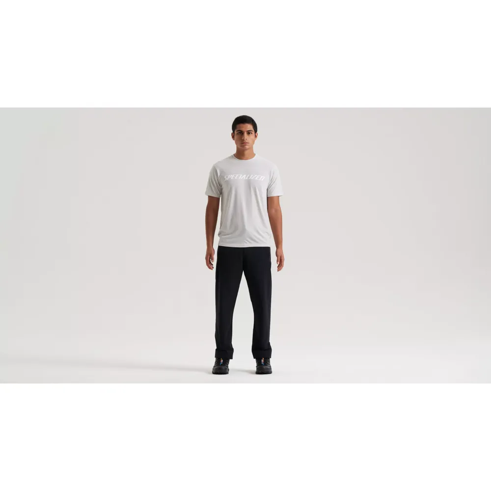 uPRISE Bikes Specialized Wordmark Men's Short Sleeve T- Shirt - Dove Grey | Price match, 365 day return s, 18-Month Warranty, Finance Available & Free UK Delivery