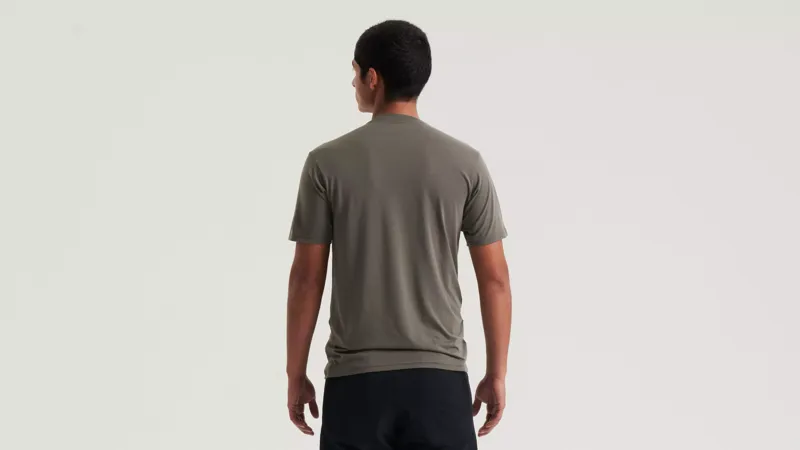 Specialized Wordmark Men's Short Sleeve T- Shirt - Oak Green-2