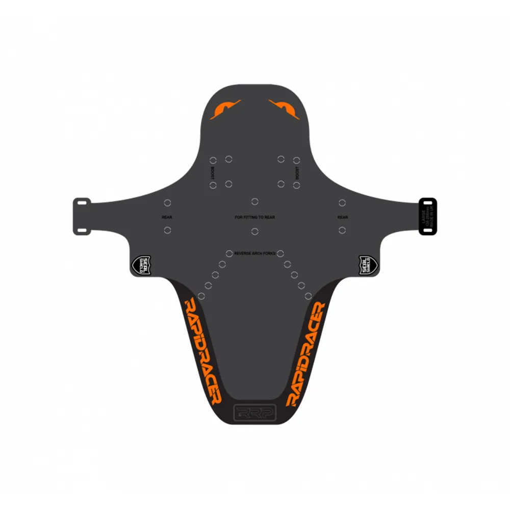 uPRISE Bikes RRP Enduroguard Front Mudguard - Large - Orange | Price match, 365 day return s, 18-Month Warranty, Finance Available & Free UK Delivery