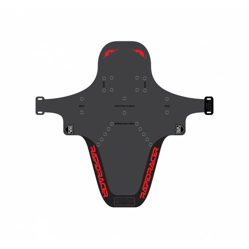uPRISE Bikes RRP Enduroguard Front Mudguard - Large - Red | Price match, 365 day return s, 18-Month Warranty, Finance Available & Free UK Delivery