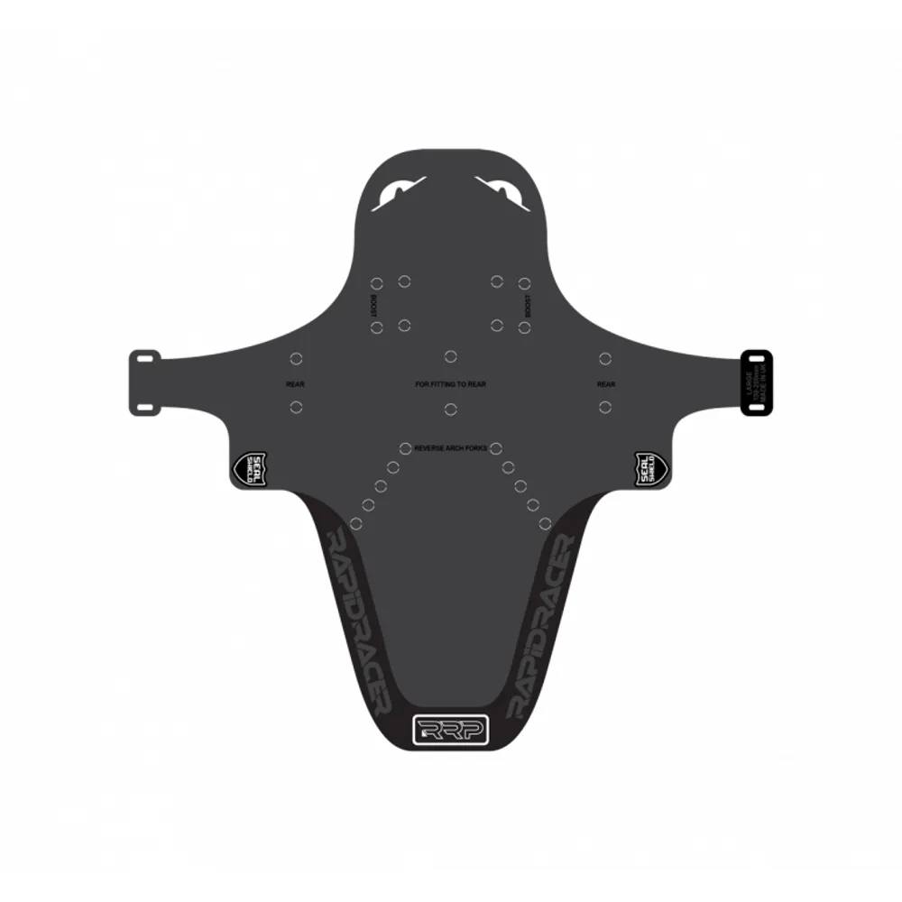uPRISE Bikes RRP Enduroguard Front Mudguard - Large - Black | Price match, 365 day return s, 18-Month Warranty, Finance Available & Free UK Delivery