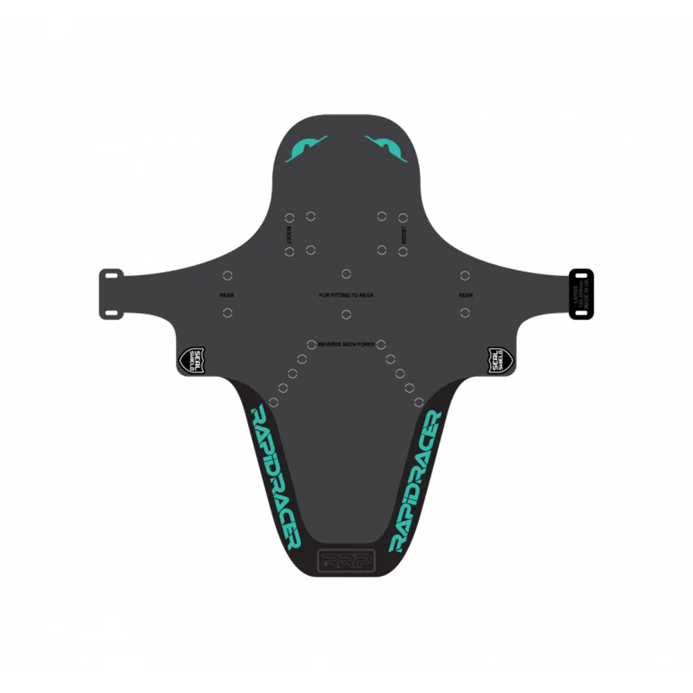 uPRISE Bikes RRP Enduroguard Front Mudguard - Large - Turquoise | Price match, 365 day return s, 18-Month Warranty, Finance Available & Free UK Delivery