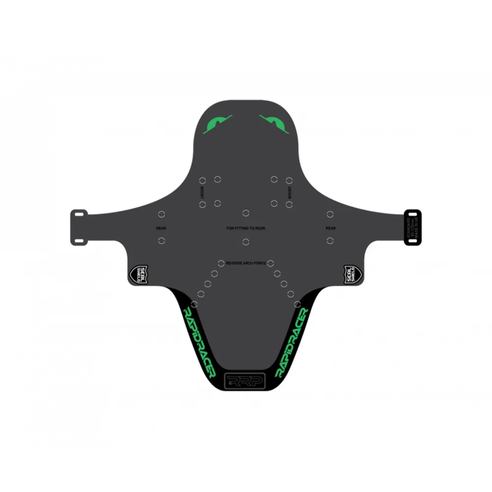 uPRISE Bikes RRP Enduroguard Front Mudguard - Standard - Green | Price match, 365 day return s, 18-Month Warranty, Finance Available & Free UK Delivery