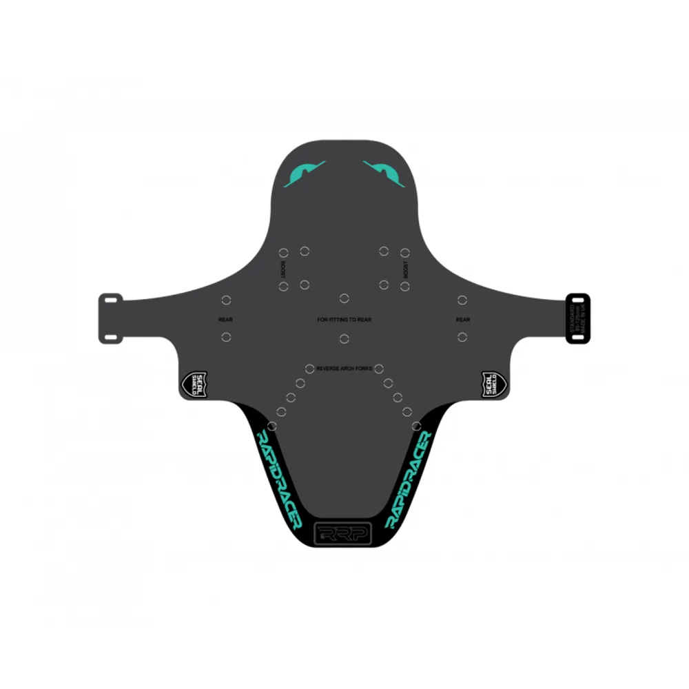 uPRISE Bikes RRP Enduroguard Front Mudguard - Standard - Turquoise | Price match, 365 day return s, 18-Month Warranty, Finance Available & Free UK Delivery