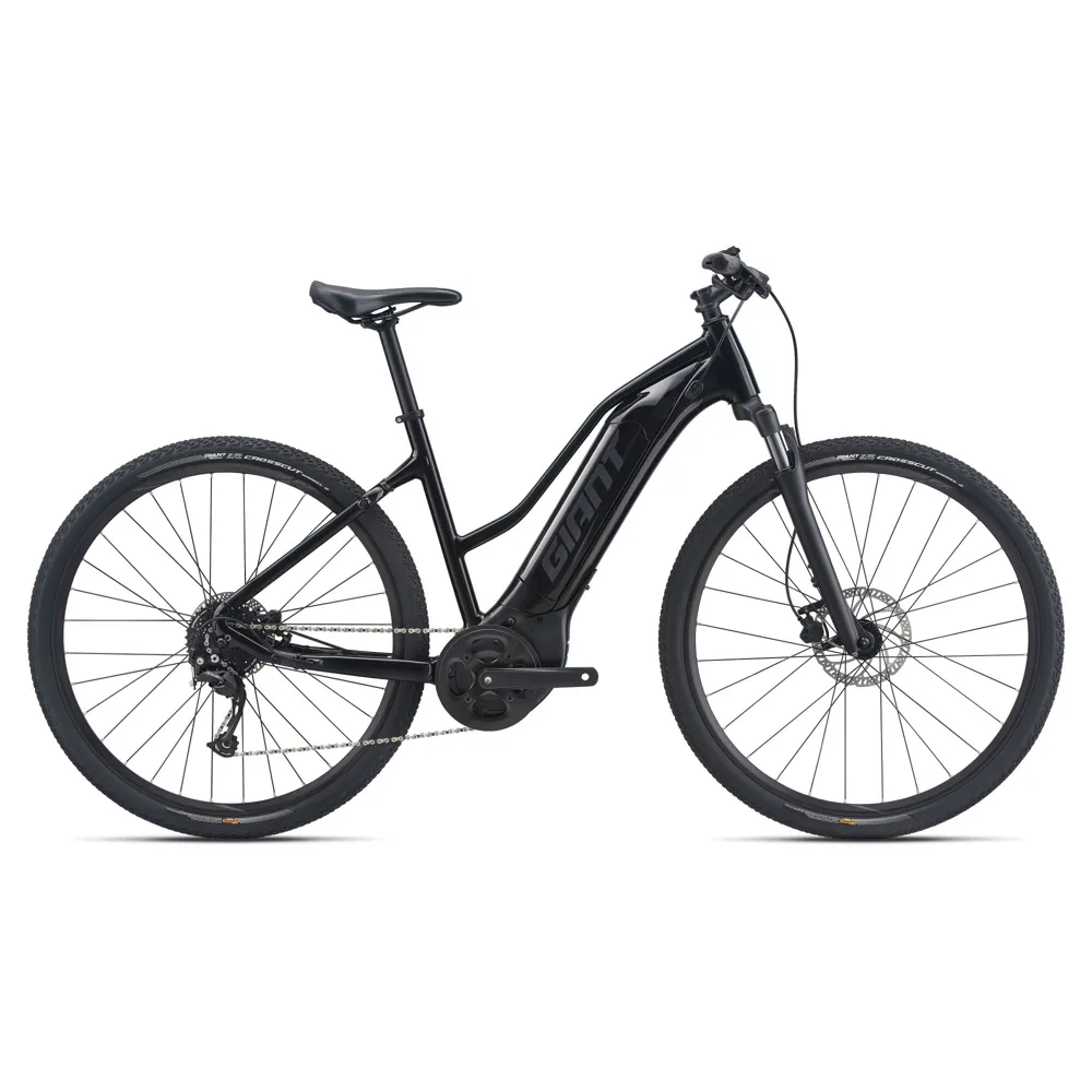 uPRISE Bikes Giant Roam E+ STA Unisex Electric Hybrid Bike - Black | Price match, 365 day return s, 18-Month Warranty, Finance Available & Free UK Delivery