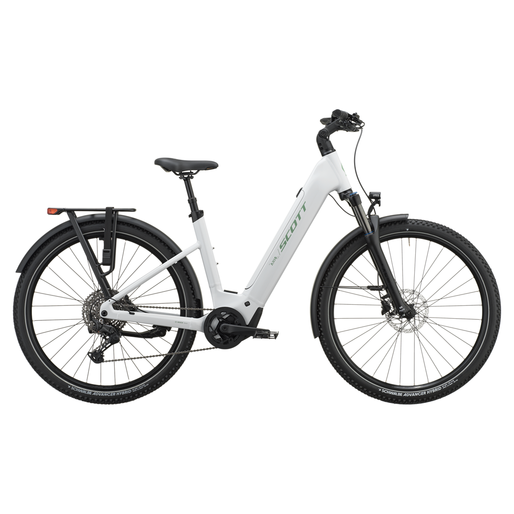 uPRISE Bikes Scott Axis 20 Wave 720wh 2027 Electric Hybrid Bike - Off White | Price match, 365 day returns, 18-Month Warranty, Finance Available & Free UK Delivery