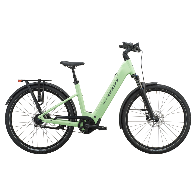 Scott Sub Tour 10 Wave 800wh 2027 Electric Hybrid Bike - Paradise Green