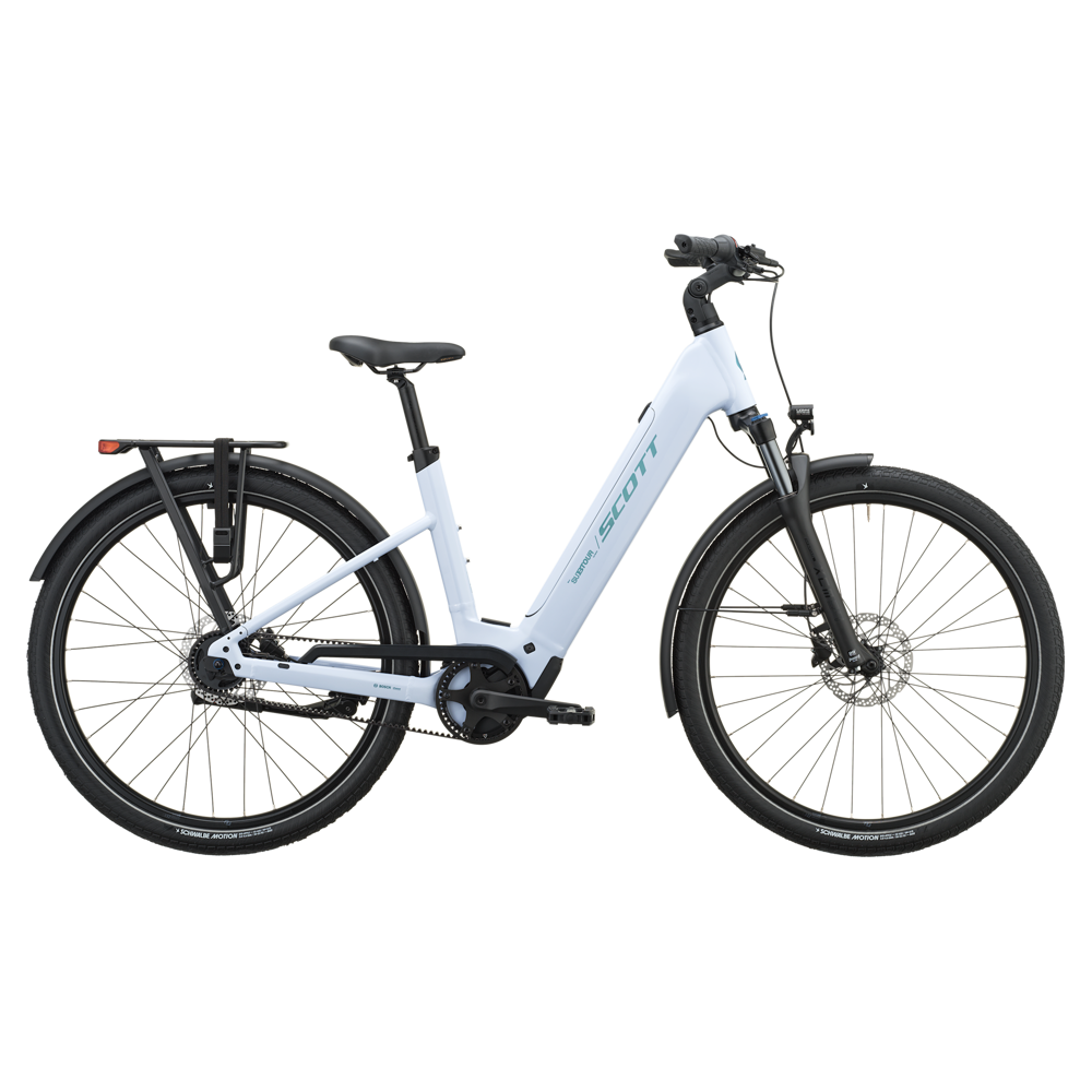 uPRISE Bikes Scott Sub Tour 20 Wave 720wh 2027 Electric Hybrid Bike - Silk Blue | Price match, 365 day returns, 18-Month Warranty, Finance Available & Free UK Delivery