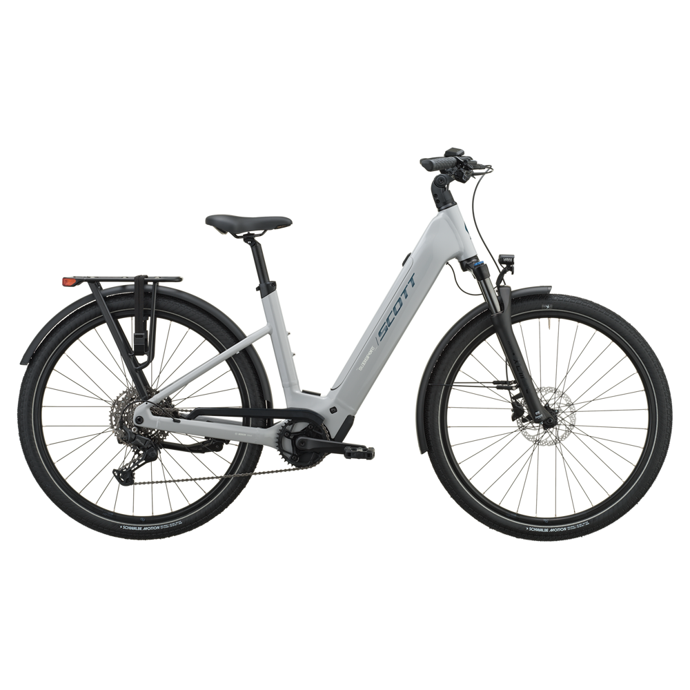 uPRISE Bikes Scott Sub Sport 20 Wave 720wh 2027 Electric Hybrid Bike - Signal Grey | Price match, 365 day returns, 18-Month Warranty, Finance Available & Free UK Delivery