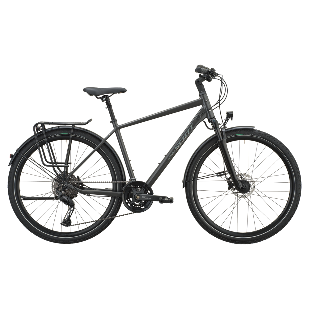 uPRISE Bikes Scott Vitess 10 2027 Hybrid Bike - Cinder Grey | Price match, 365 day returns, 18-Month Warranty, Finance Available & Free UK Delivery