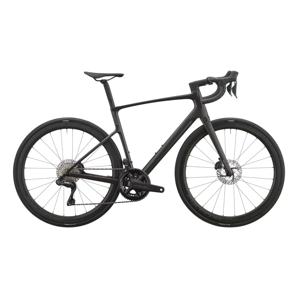 uPRISE Bikes Scott Addict 20 2027 Carbon Endurance Road Bike - Carbon Black | Price match, 365 day returns, 18-Month Warranty, Finance Available & Free UK Delivery