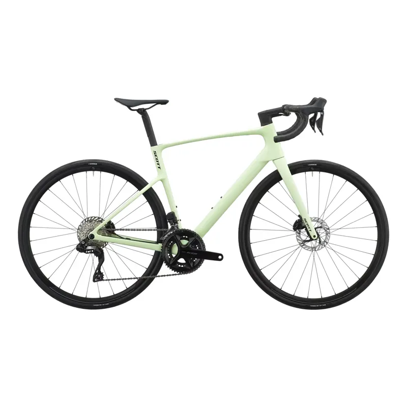 Scott Addict 40 2027 Carbon Endurance Road Bike - Cream Green