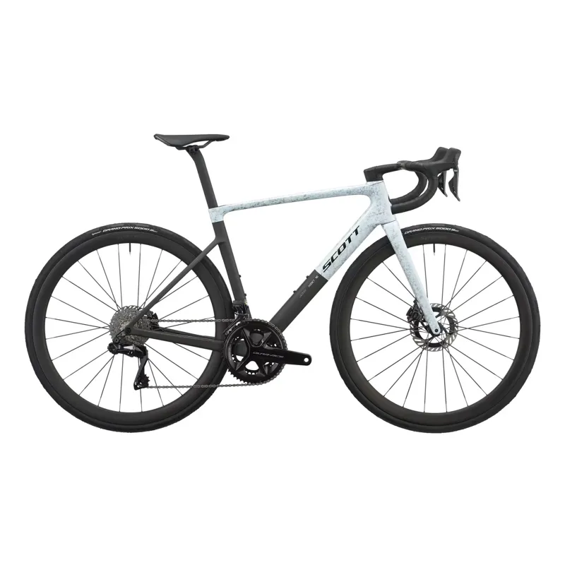 Scott Addict RC Pro 2027 Carbon Road Bike - Rush White/Carbon Black