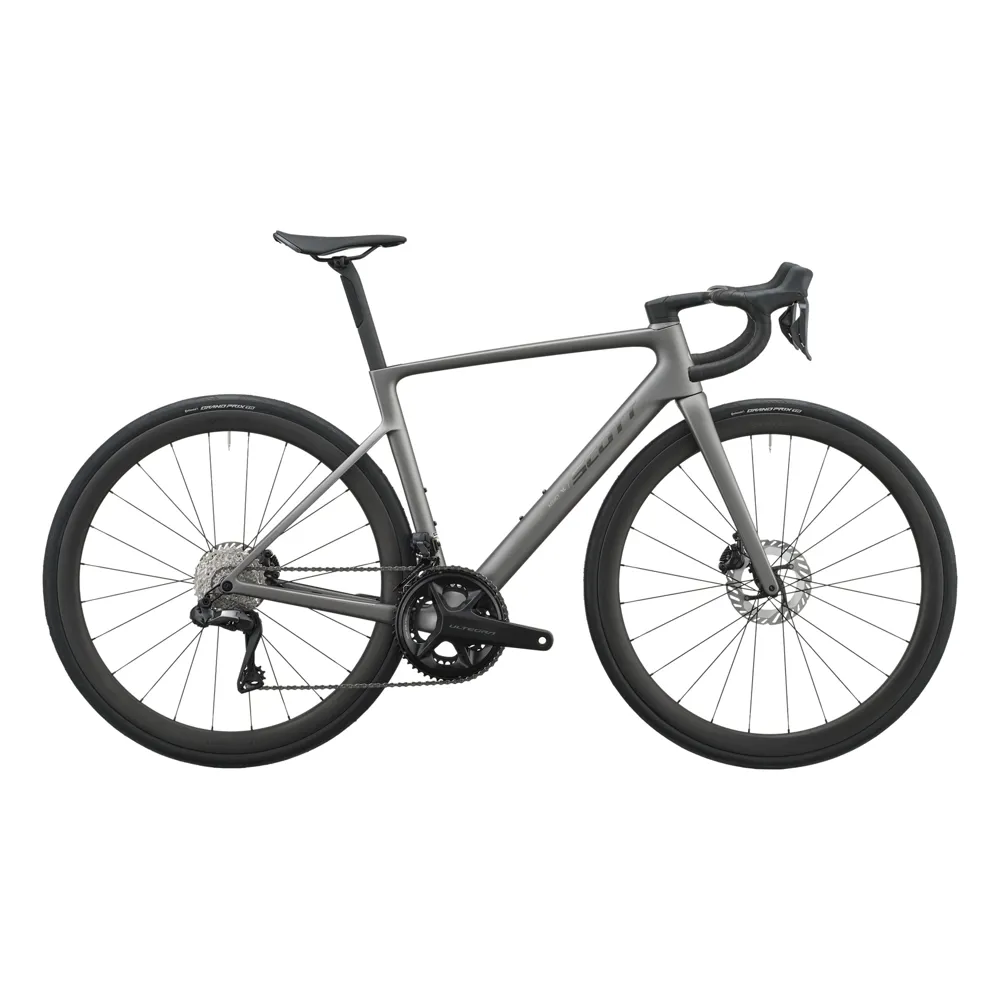 uPRISE Bikes Scott Addict RC 10 2027 Carbon Road Bike - Tungsten Grey | Price match, 365 day returns, 18-Month Warranty, Finance Available & Free UK Delivery