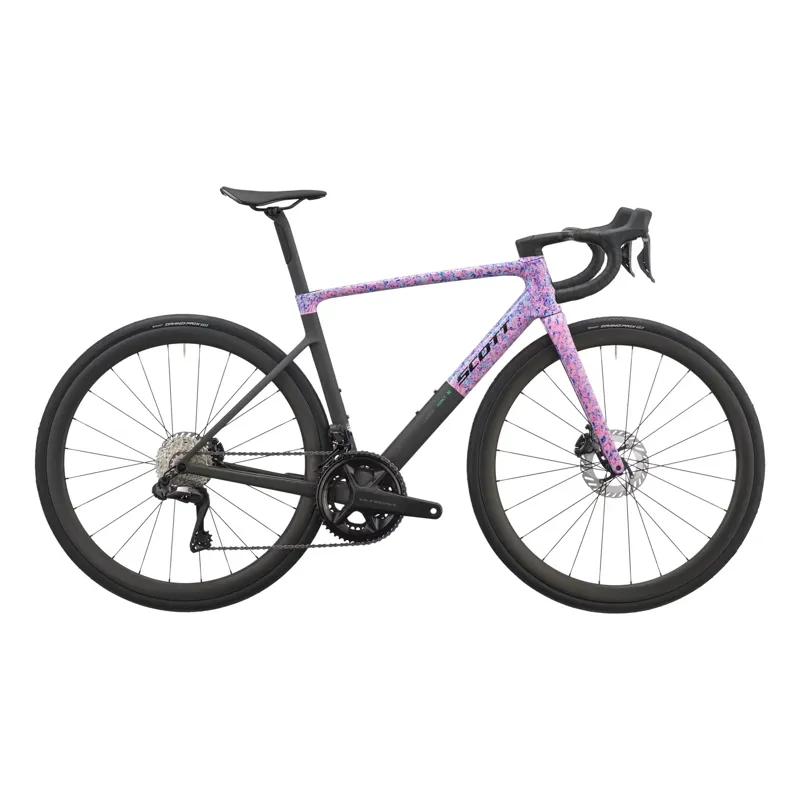 Scott Addict RC 10 2027 Carbon Road Bike - Flourish Blue/Carbon Black