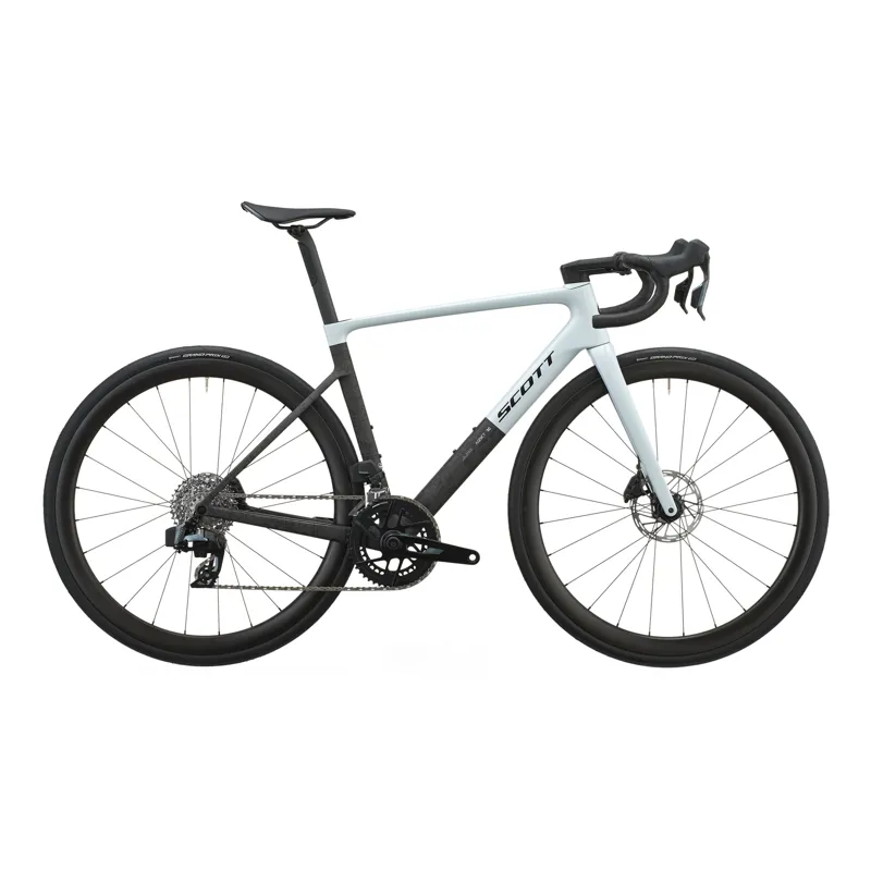Scott Addict RC 25 2027 Carbon Road Bike - Cumulus White/Carbon Black