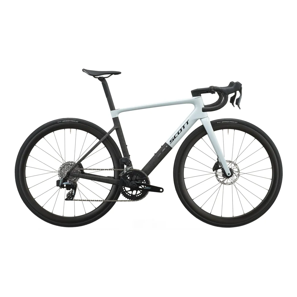 uPRISE Bikes Scott Addict RC 25 2027 Carbon Road Bike - Cumulus White/Carbon Black | Price match, 365 day returns, 18-Month Warranty, Finance Available & Free UK Delivery