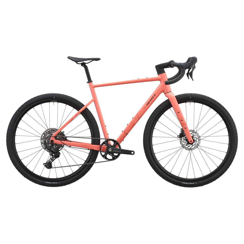 uPRISE Bikes Scott Speedster Gravel 40 2027 Gravel Road Bike - Peach Pink | Price match, 365 day returns, 18-Month Warranty, Finance Available & Free UK Delivery