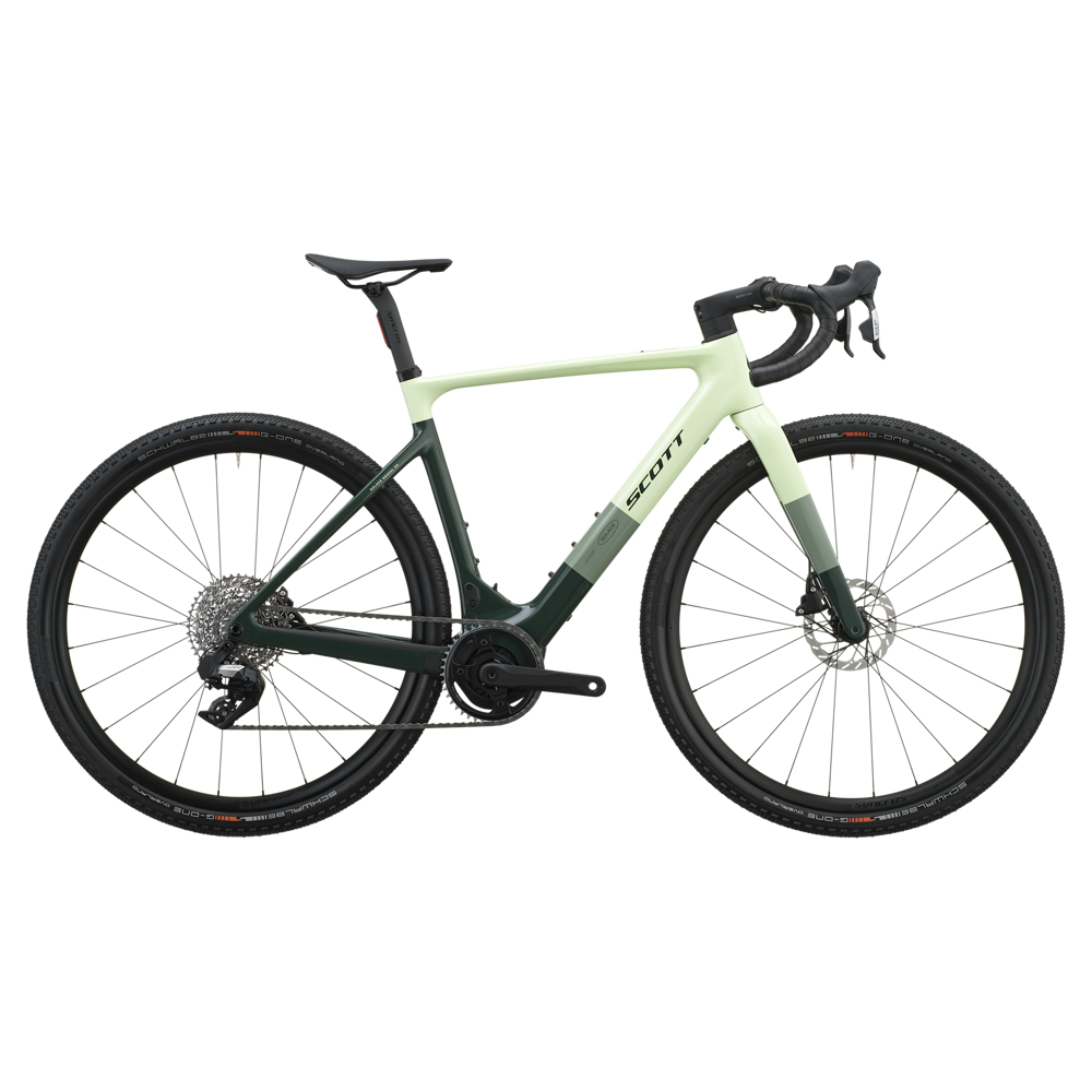 uPRISE Bikes Scott Solace Gravel 30 360wh 2027 Electric Gravel Bike - Cream Green | Price match, 365 day returns, 18-Month Warranty, Finance Available & Free UK Delivery