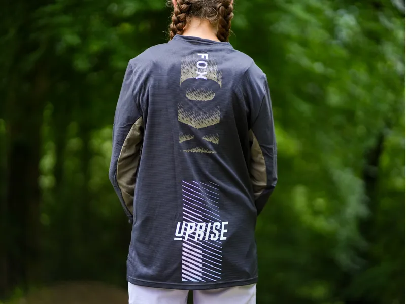 Fox Defend Uprise Women's Long Sleeve MTB Jersey - Park Black-1