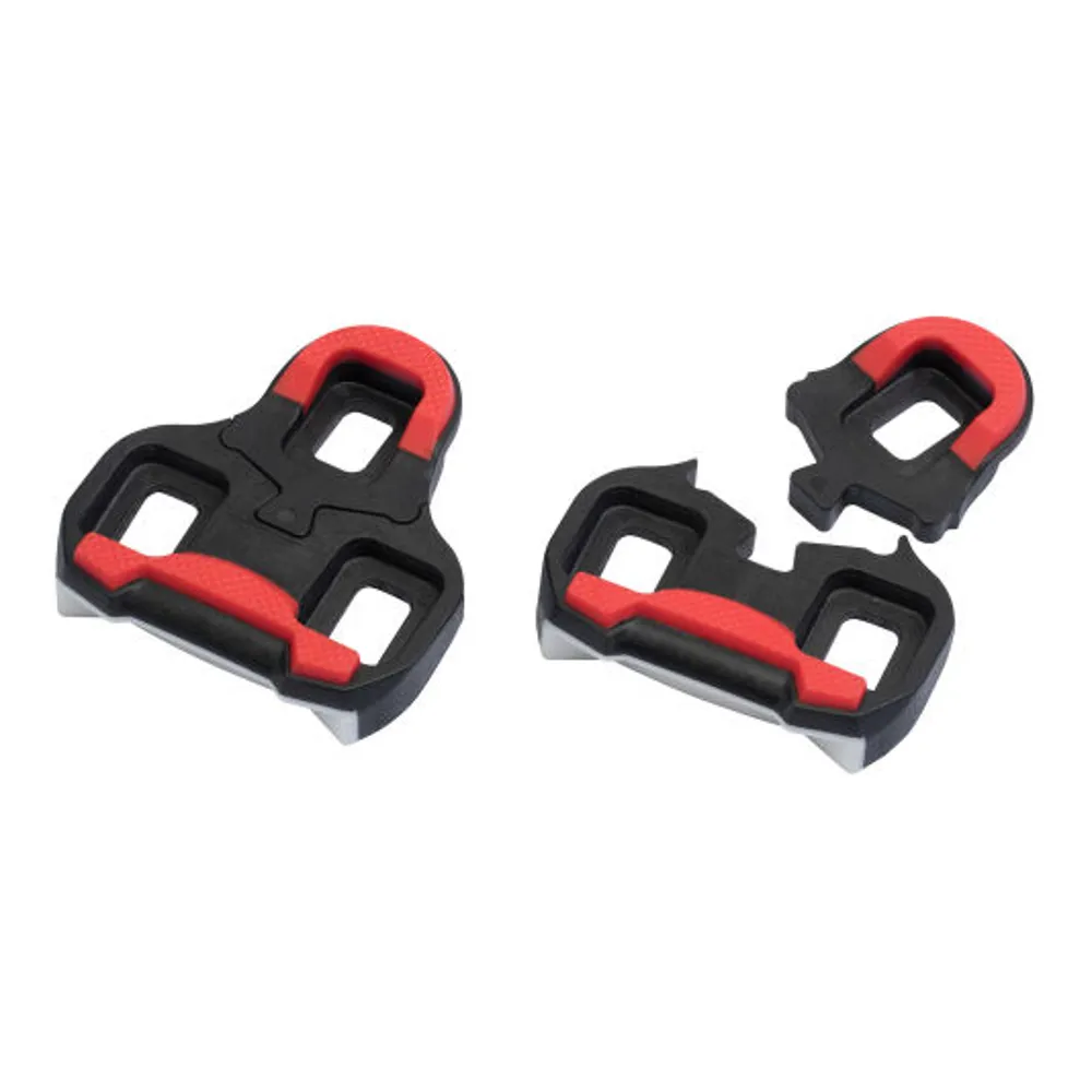 uPRISE Bikes Giant Pedal Cleats 9 Degrees Float Look System Compatible - Black/Red | Price match, 365 day return s, 18-Month Warranty, Finance Available & Free UK Delivery