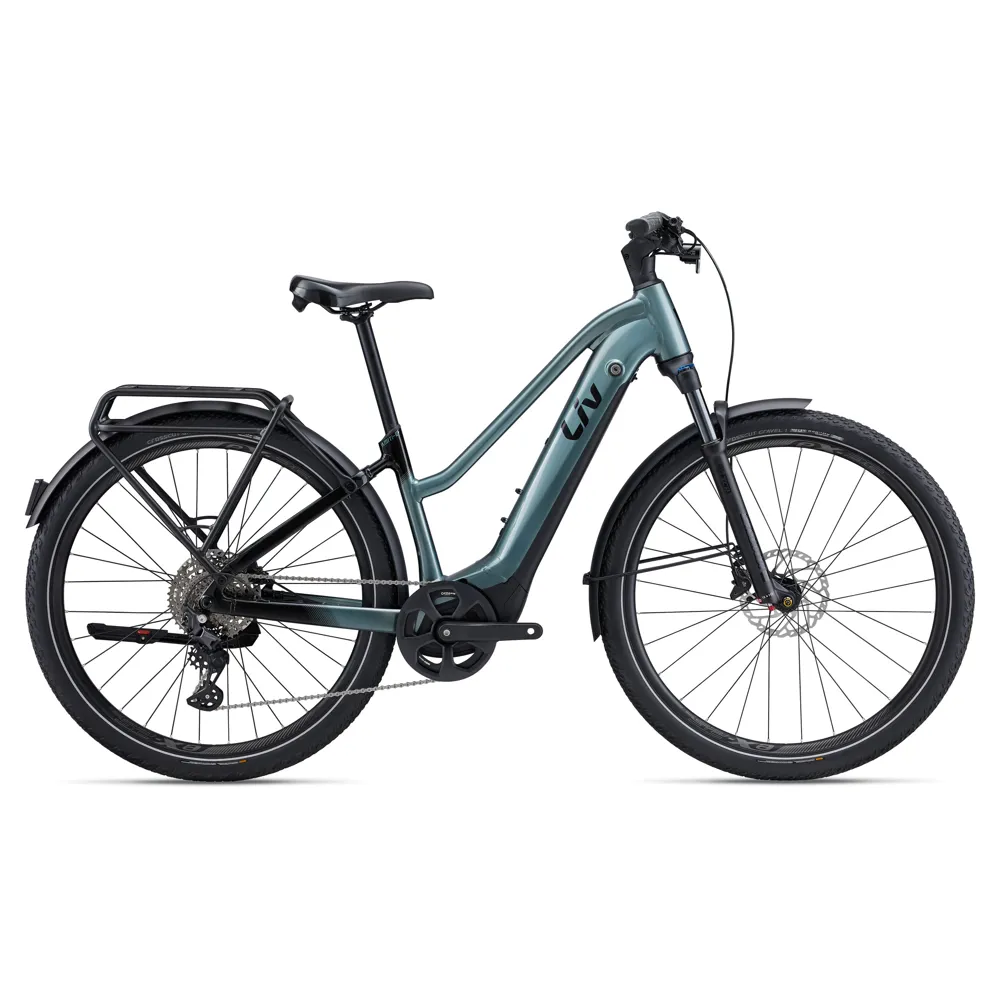 uPRISE Bikes Liv Amiti-E+ Pro Women's Electric Hybrid Bike - Gloss Silver Pine | Price match, 365 day return s, 18-Month Warranty, Finance Available & Free UK Delivery
