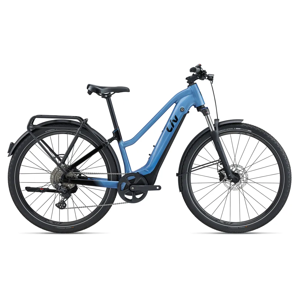 uPRISE Bikes Liv Amiti-E+ 1 Women's Electric Hybrid Bike - Estoril Blue | Price match, 365 day return s, 18-Month Warranty, Finance Available & Free UK Delivery