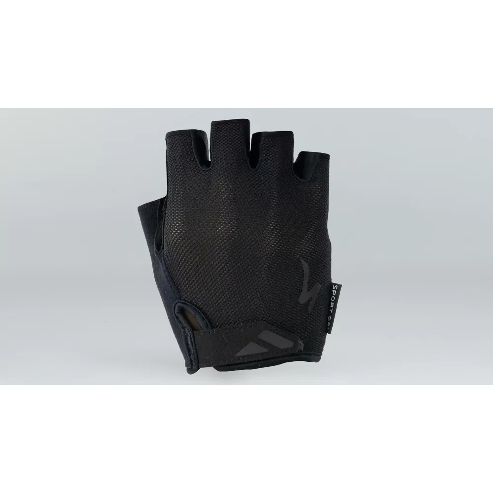 uPRISE Bikes Specialized Body Geometry Sport Gel Short Finger Gloves - Black | Price match, 365 day return s, 18-Month Warranty, Finance Available & Free UK Delivery