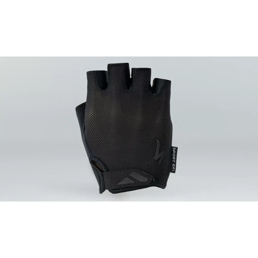 uPRISE Bikes Specialized Body Geometry Sport Womens Short Finger Gloves - Black | Price match, 365 day return s, 18-Month Warranty, Finance Available & Free UK Delivery